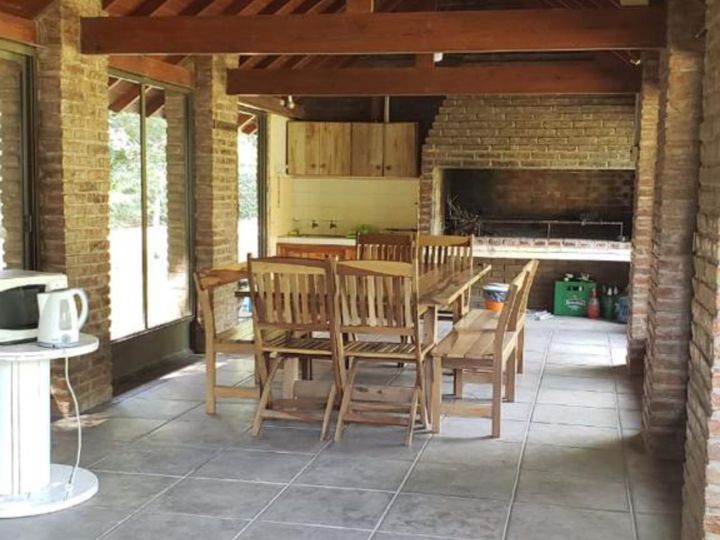 El quincho con la parrilla
